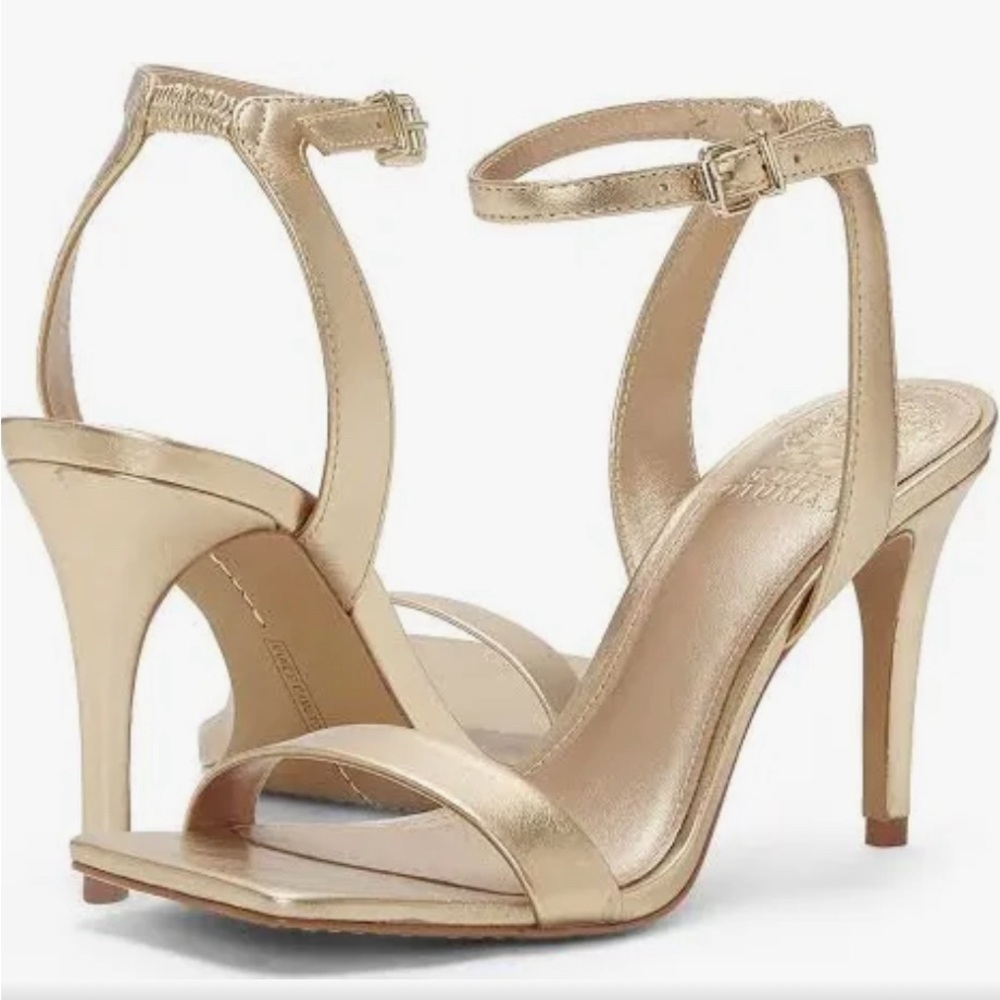 Vince Camuto size 7 Saprenda heeled sandal in gold